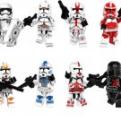 Star Wars The Clone Wars Clone Troopers Minifigures Compatible Lego Toy