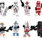 Star Wars The Clone Wars Clone Troopers Minifigures Compatible Lego Toy