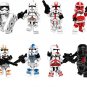 8pcs Imperial Stormtrooper shadow stormtroopers Minifigures Fit Lego Star Wars Sets