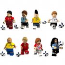 Messi Neymar Ronaldo Minifigures Compatible Lego Football World Cup Sets