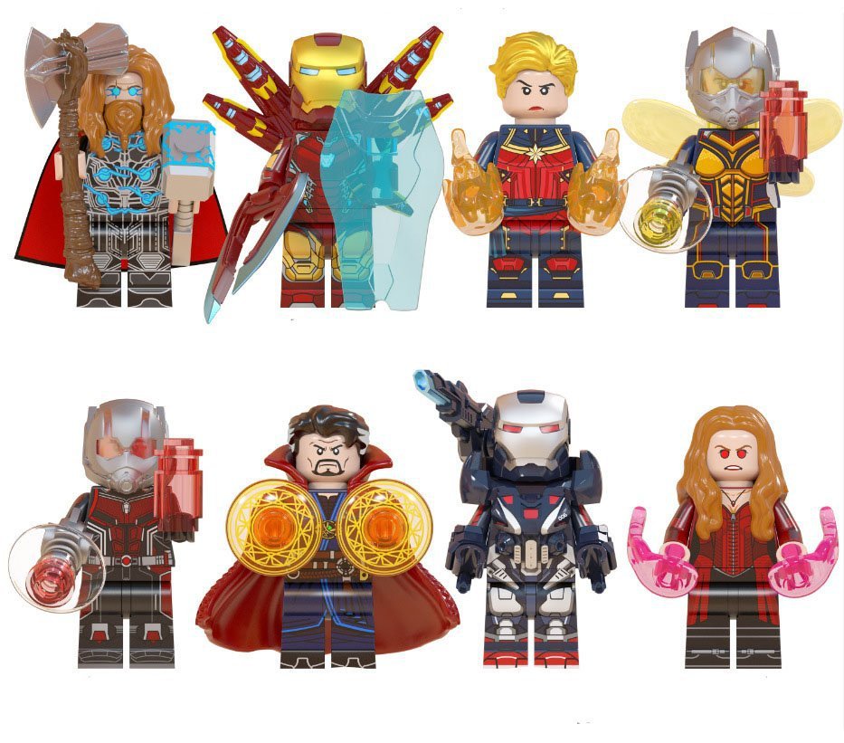 Heavy Wasp Ant Man Thor Iron Man Minifigures Compatible Lego Avengers Movie Sets