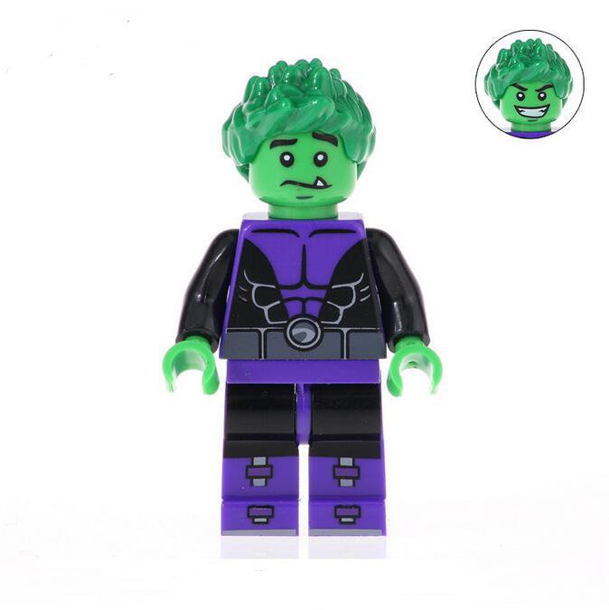 Beast Boy Minifigures Compatible Lego DC Justice League Minifigure