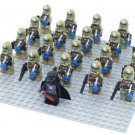 21pcs Clone Commander Gree Darth Vader Minifigures Compatible Lego Star Wars Sets