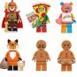 Fox Costume Costume Guy Monkey King Minifigures Compatible Lego Minifigures Series 19