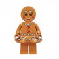 Gingerbread Woman Minifigures Compatible Lego Gingerbread House
