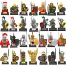 28pcs Crusades Sparta Roman Soldier Minifigures Compatible Lego Medieval Knight Sets