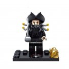 Blackbeard Minifigures Compatible Lego The Pirates of the Caribbean Minifigure