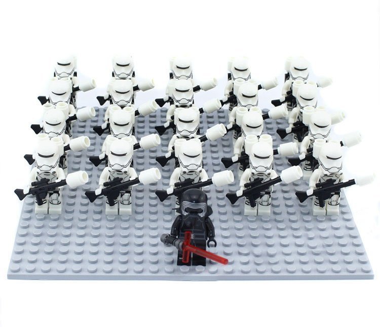 21pcs Cold weather assault stormtrooper Minifigures Compatible Lego Star Wars Sets