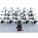 21pcs Cold weather assault stormtrooper Minifigures Compatible Lego Star Wars Sets