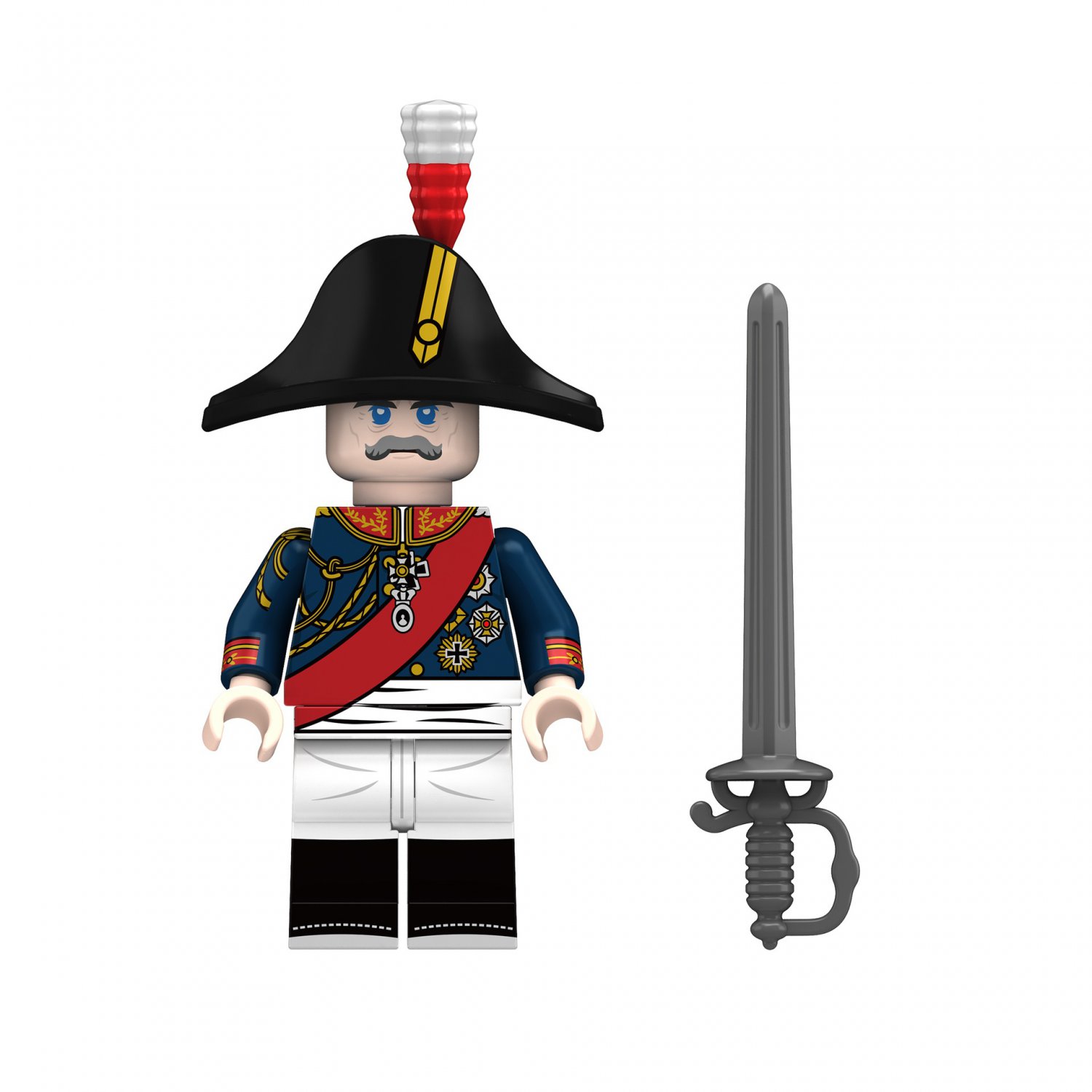 Gebhard von Blucher Minifigures Compatible Lego Napoleonic Wars Minifigure