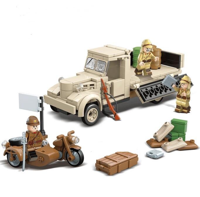 WW2 Japan Nissan 180 Truck Minifigures Compatible Lego Military Truck Sets