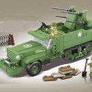 WW2 America M16 MGMC Flak Antiair Weapon Minifigures Fit Lego Military Sets