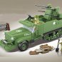 WW2 America M16 MGMC Flak Antiair Weapon Minifigures Fit Lego Military Sets