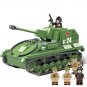 Soviet Union SU-76 Self-propelled Gun Minifigures Compatible Lego WW2 Tank Sets