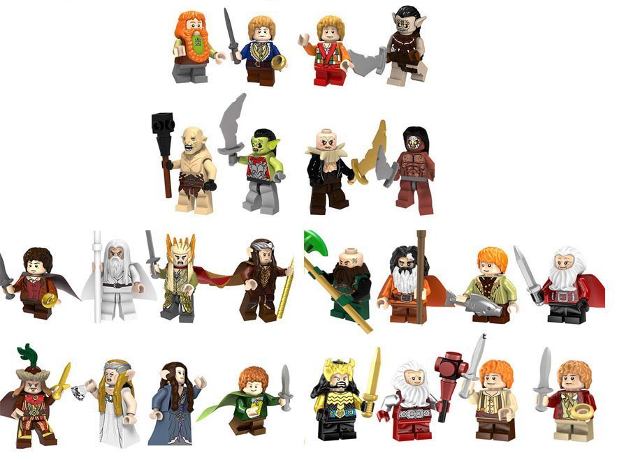 24 Best Lord of The Rings The Hobbit Movie Character Minifigures Compatible Lego Movie Sets