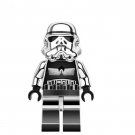 Chrome Imperial Stormtrooper Minifigures Fit Lego Star Wars Movie Minifigure