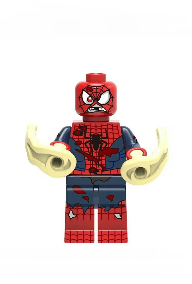 Zombie Spiderman Minifigures Compatible Lego Super Heroes Minifigure