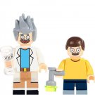 Morty and Rick Minifigures Compatible Lego Comic Sets