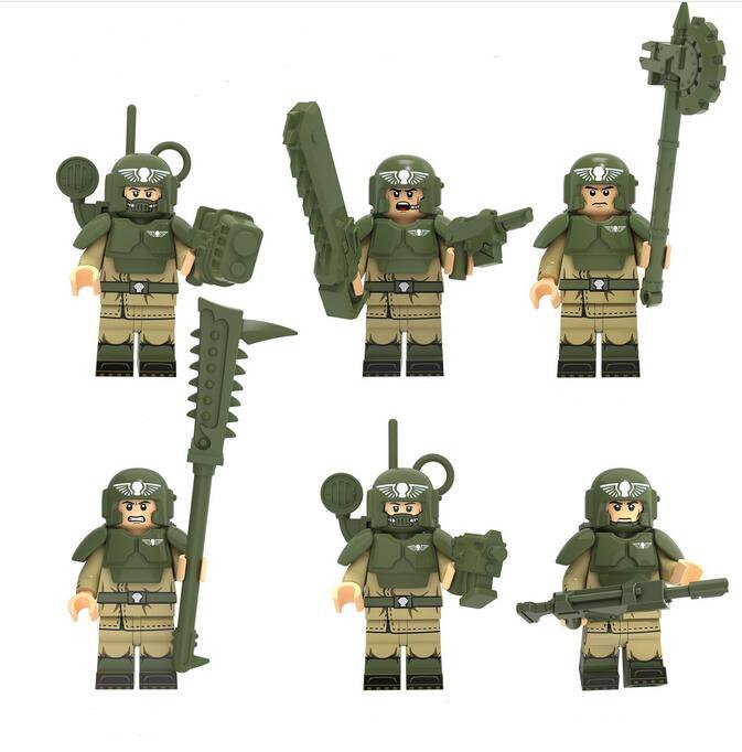 Imperial Guard 40K Minifigures Compatible Lego Game Sets