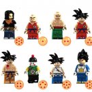 Son Goku Tien Shinhan Kuririn Minifigures Compatible Lego Dragon Ball Z Sets