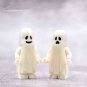 2pcs Noctilucent Ghost Minifigures Fit Lego Halloween Sets