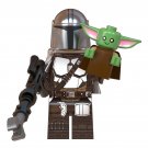Din Djarin Baby Yoda Minifigures Fit Lego Star Wars The Mandalorian Minifigure