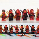 8pcs Kai Smith Minifigures Compatible Lego Ninjago Dragon Sword Sets