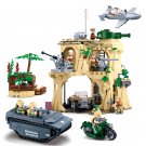 WW2 America Military Base M4A3 Tank Minifigures Fit Lego North African War Sets