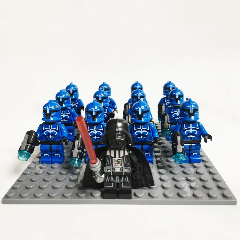 13pcs Senate Commando Troopers Minifigures Compatible Lego Star Wars Movie Sets