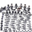 Police Motorcycle Police Dog Minifigures Compatible Lego City Police Station Sets