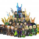 28pcs Loki Season 2 TV Character Minifigures Compatible Lego The Avengers Sets