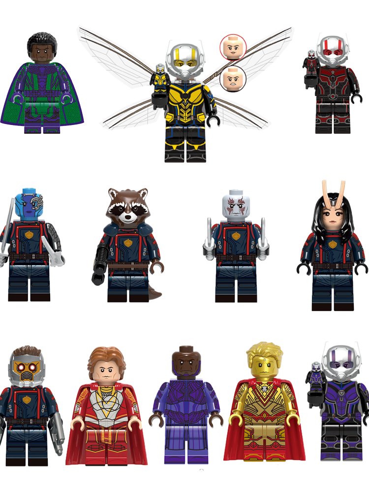 Guardians of the Galaxy and Ant-Man Minifigures Compatible Lego Super Heroes Sets