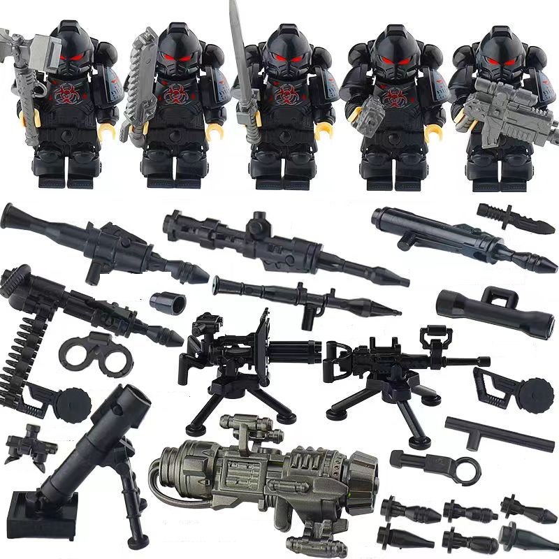 Warhammer 40k Black Temple Minifigures Compatible Lego Game Sets