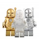Golden Silvery Transparent MK1 Minifigures Compatible Lego Iron Man Sets