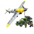 WW2 Germany BF108 Fighter Jet Minifigures Fit Lego The Battle of Stalingrad Sets