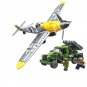 WW2 Germany BF108 Fighter Jet Minifigures Fit Lego The Battle of Stalingrad Sets