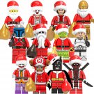 12pcs Santa Claus Star Wars Super Heroes Minifigures Compatible Lego Christmas Gift
