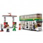 Double-decker Bus Stop Transit Gas Station Minifigures Fit Lego City Modular Buildings Sets