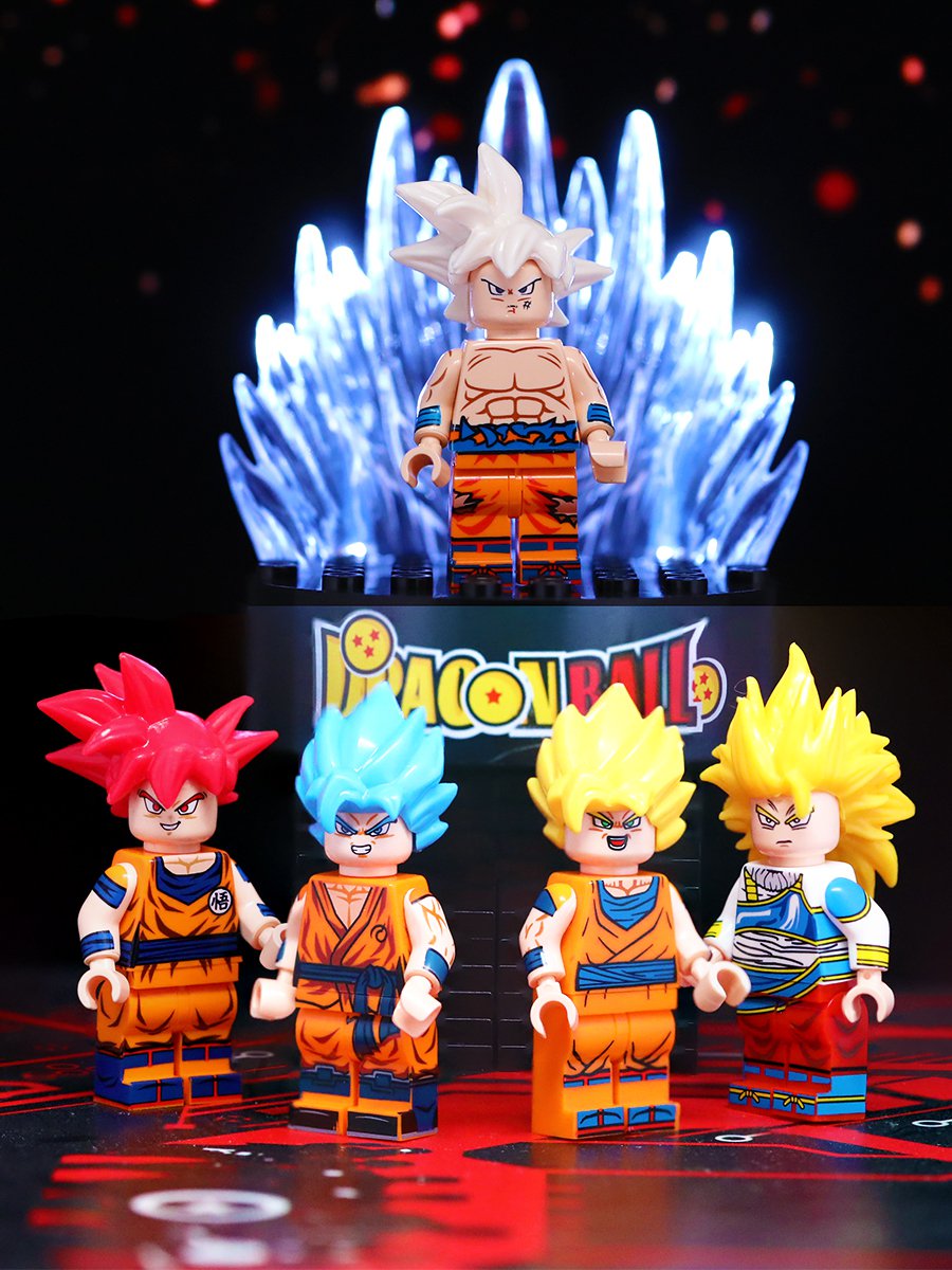 Super Saiyan 3 Minifigures Compatible Lego Dragon Ball Z Sets