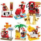 Chinese God of Wealth Minifigures Fit Lego Deity Sets
