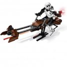 Scout Troopers & Speeder Bike Minifigures Fit Lego Star Wars Sets