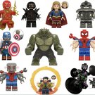The Flash Killer Croc Spider-Man Captain America Minifigures Compatible Lego Super Heroes Sets