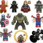 The Flash Killer Croc Spider-Man Captain America Minifigures Compatible Lego Super Heroes Sets