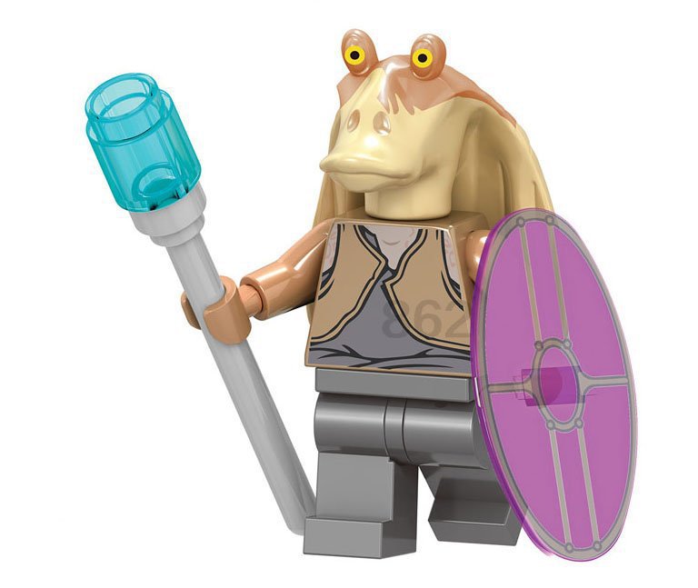Jar Jar Binks Minifigures Compatible Lego Star Wars The Phantom Menace Minifigure