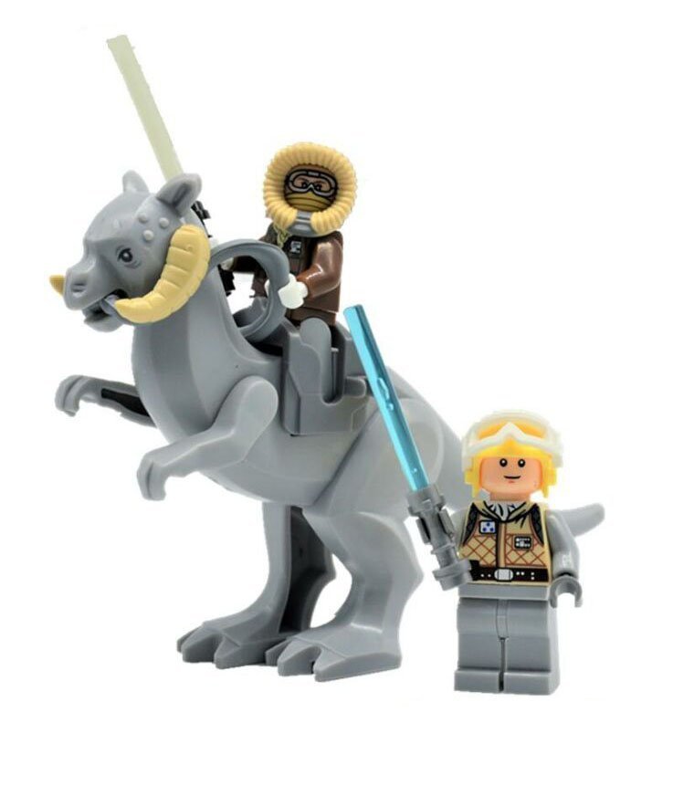 Han Solo and Luke Tauntauns Minifigures Fit Lego Star Wars Sets