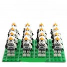16pcs Pilots Clone Trooper Minifigures Fit Lego Star Wars Clone Trooper Sets