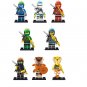 Gold Pyro Snake Nya Cole Brown Minifigures Fit Lego Ninjago Season 11 Sets