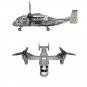 America Osprey Boeing Bell V-22 Transport plane Minifigures Fit Lego Military Sets