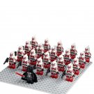 21pcs Sheep Horn Clone Trooper Darth Vader Minifigures Compatible Lego Star Wars Sets