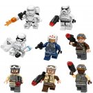 Resistance Pilot First Order Snowtrooper Minifigures Fit Lego Star Wars Sets